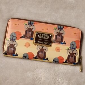 Loungefly Mandalorian and Grogu Wallet, Mint Condition